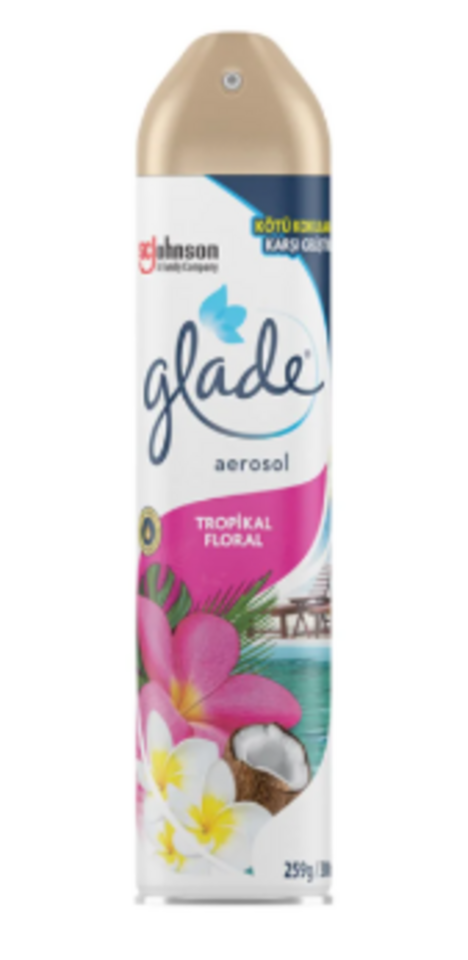 GLADE AEROSOL 300 ML TROPİKAL FLORAL